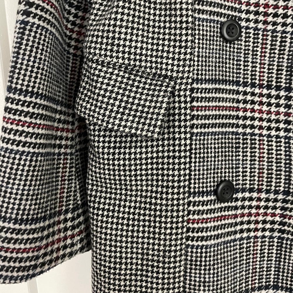 Gap Plaid Long Coat - Picture 3 of 8